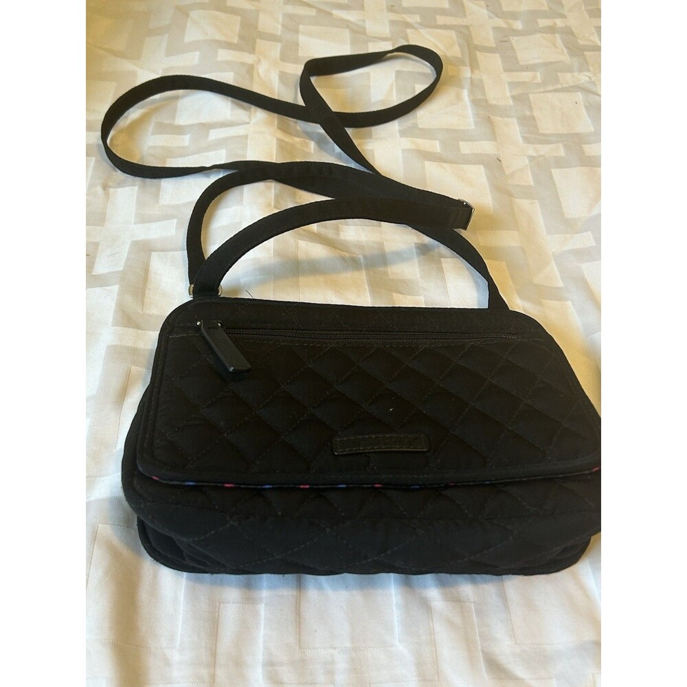 Vera Bradley Black Quilted Crossbody Bag